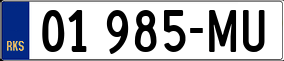 Truck License Plate